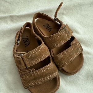Zara Kids Tan Strap Sandals